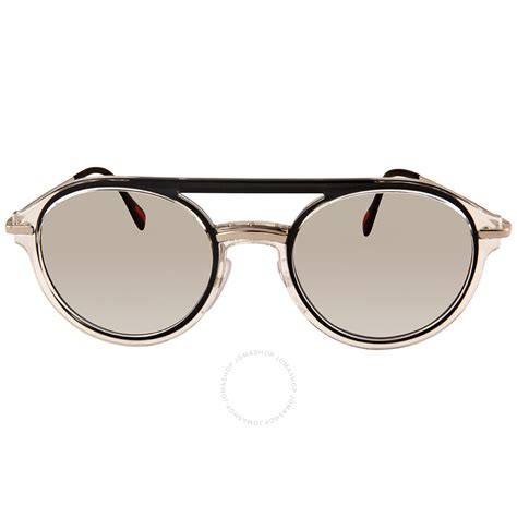 Prada Grey Round Sunglasses PR PS05TS 1KP4Q1 51 